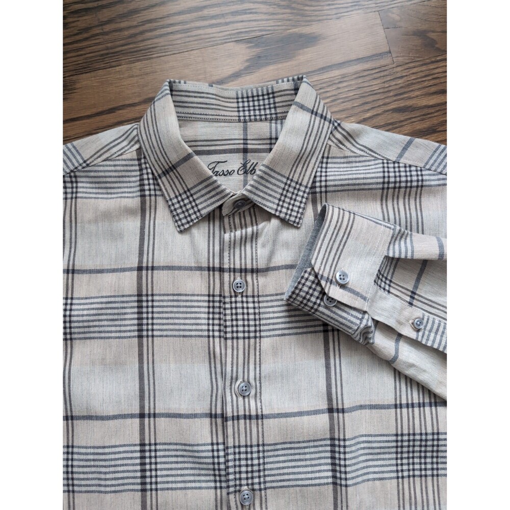 Tasso Elba Mens Dress shirt 15-15 1/2